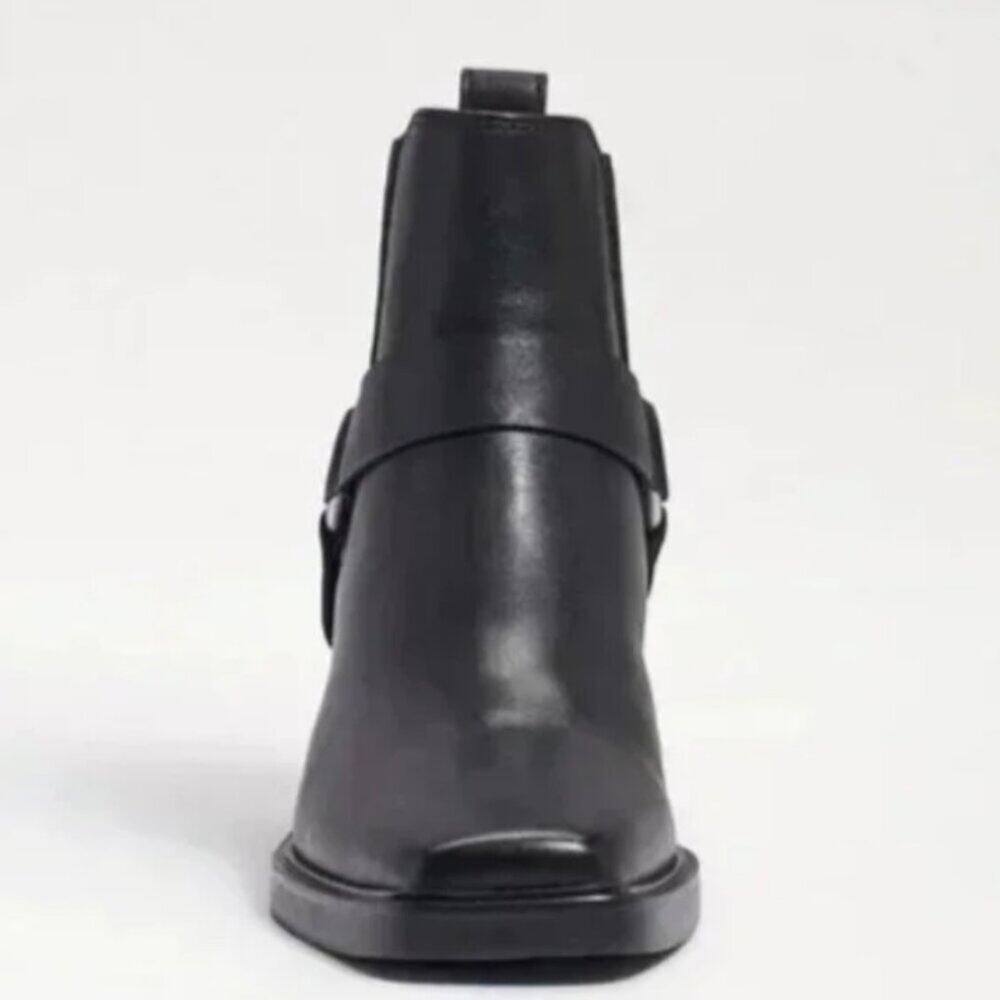 Sam Edelman Bellamie Leather Moto Boots Black Sz 7 NIB - Picture 6 of 13